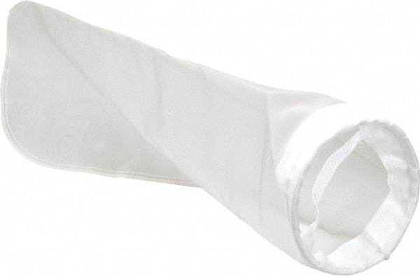 Pentair - 400 Micron, Size 2, 220 GPM Max Flow, High Flow Bag Filter - 7 Inch Diameter, 32 Inch Long, 4.4 Sq. Ft. - Exact Industrial Supply