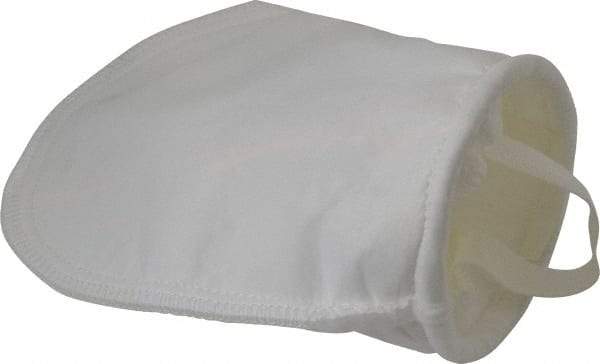 Pentair - 25 Micron, Size 3, 10 GPM Max Flow, High Efficiency Bag Filter - 4.1 Inch Diameter, 8 Inch Long, 1/2 Sq. Ft. - Exact Industrial Supply
