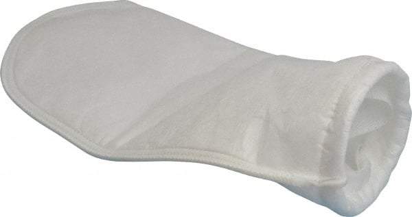 Pentair - 25 Micron, Size 4, 20 GPM Max Flow, High Efficiency Bag Filter - 4.1 Inch Diameter, 14 Inch Long, 1 Sq. Ft. - Exact Industrial Supply