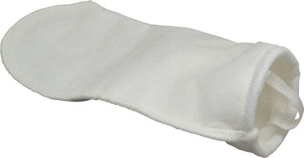 Pentair - 100 Micron, Size 4, 30 GPM Max Flow, High Efficiency Bag Filter - 4.1 Inch Diameter, 14 Inch Long, 1 Sq. Ft. - Exact Industrial Supply