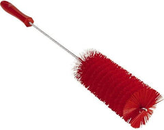 Vikan - 2-3/8" Diam Polyester Valve Brush - 19-5/8" OAL, 5-13/16" Head Length, Polypropylene & Stainless Steel Handle - Exact Industrial Supply
