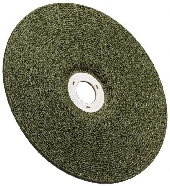3M - 36 Grit, 4-1/2" Wheel Diam, 1/8" Wheel Thickness, Type 27 Depressed Center Wheel - Ceramic, 13,300 Max RPM, Compatible with Angle Grinder - Exact Industrial Supply