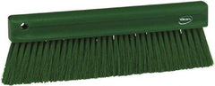 Vikan - Polyester Counter Brush - 2" Bristle Length, 11" Long x 1-1/4" Wide Head, Green - Exact Industrial Supply