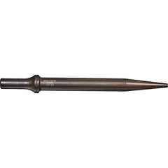 Mayhew - 3/16" Head Width, 7-1/2" OAL, Tapered Punch Chisel - Round Drive, Round Shank, Steel - Exact Industrial Supply