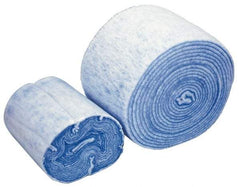 Made in USA - 135' Long x 8" Wide x 1/2" Thick Polyester Media Air Filter Media Roll - MERV 4, 78% Arrestance Efficiency, 500 FPM Max Air Flow, 0.08" wpg Init Resist, 1" wpg Final Resist, 30% Particle Capture Efficiency, Use with MSA - Exact Industrial Supply