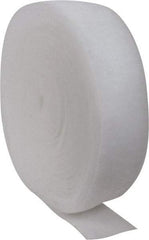 Made in USA - 135' Long x 10" Wide x 1/2" Thick Polyester Media Air Filter Media Roll - MERV 4, 78% Arrestance Efficiency, 500 FPM Max Air Flow, 0.08" wpg Init Resist, 1" wpg Final Resist, 30% Particle Capture Efficiency, Use with MSA - Exact Industrial Supply