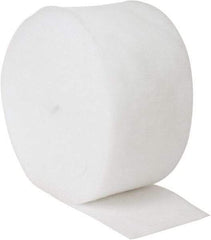 Made in USA - 135' Long x 16" Wide x 1/2" Thick Polyester Media Air Filter Media Roll - MERV 4, 78% Arrestance Efficiency, 500 FPM Max Air Flow, 0.08" wpg Init Resist, 1" wpg Final Resist, 30% Particle Capture Efficiency, Use with Continental - Exact Industrial Supply