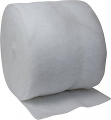 Made in USA - 135' Long x 30" Wide x 1/2" Thick Polyester Media Air Filter Media Roll - MERV 4, 78% Arrestance Efficiency, 500 FPM Max Air Flow, 0.08" wpg Init Resist, 1" wpg Final Resist, 30% Particle Capture Efficiency, Use with Continental - Exact Industrial Supply