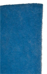 Made in USA - 15' Long x 25" Wide x 1/2" Thick Polyester Media Air Filter Media Roll - MERV 4, 80% Arrestance Efficiency, 500 FPM Max Air Flow, 0.1" wpg Init Resist, 1" wpg Final Resist, 30% Particle Capture Efficiency, Use with Any Unit - Exact Industrial Supply