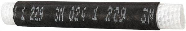 3M - 203mm Long, 2:1, EPDM Rubber Cold Shrink Electrical Tubing - Black - Exact Industrial Supply