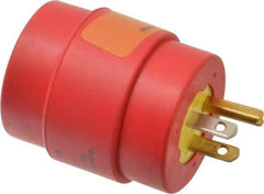Woodhead Electrical - 1 Outlet, 125 VAC, 15 Amp, Red/Yellow, Single Outlet Adapter - 5-15, L5-20 NEMA Configuration, CSA Certified, CSA File LR6837, UL File E10176 - Exact Industrial Supply