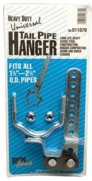 Value Collection - 9-1/2" Long, Steel Tailpipe Hanger - 1-1/2" OD - Exact Industrial Supply