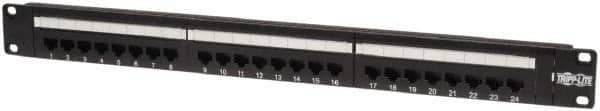 Tripp-Lite - Electrical Enclosure Steel Patch Panel - For Use with Racks - Exact Industrial Supply