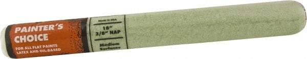 Wooster Brush - 3/8" Nap, 18" Wide Paint Roller - Medium Texture, Synthetic Knit - Exact Industrial Supply