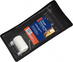 Wooster Brush - Trim Paint Roller Kit - Includes Paint Tray, Roller Cover & Frame - Exact Industrial Supply