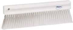 Vikan - Polyester Counter Brush - 2" Bristle Length, 11" Long x 1-1/4" Wide Head, White - Exact Industrial Supply