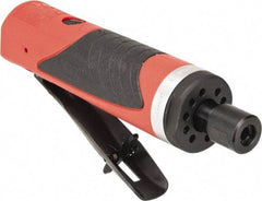 Sioux Tools - 1/4" Collet, Straight Handle, Straight Air Die Grinder - 12,000 RPM, Front Exhaust, 29.67 CFM, 1 hp, 6.21 bar, 1/4 NPT - Exact Industrial Supply