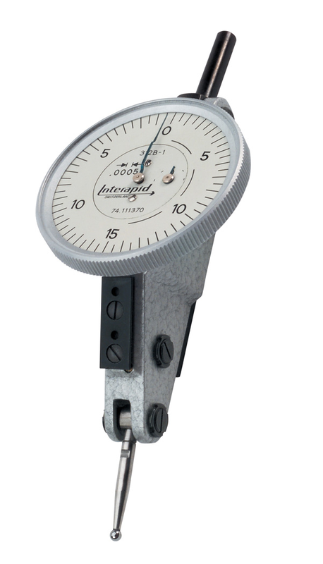 .060 Range - .0005 Graduation - Horizontal Dial Test Indicator - Exact Industrial Supply