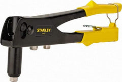 Stanley - Right Angle Head Hand Riveter - 1/8 to 3/16" Rivet Capacity, 10" OAL - Exact Industrial Supply
