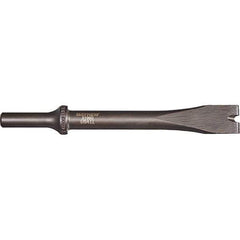 Mayhew - 1/2" Head Width, 6-1/4" OAL, Slotting Tool Chisel - Round Drive, Round Shank, Steel - Exact Industrial Supply