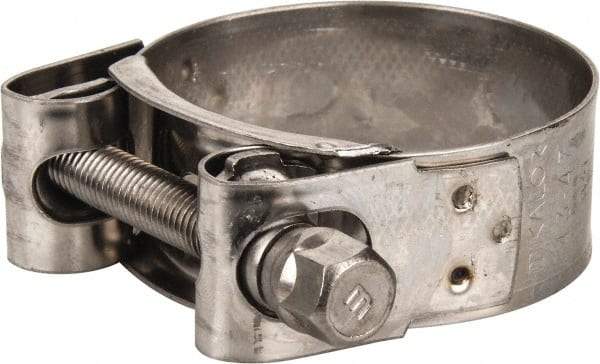 Mikalor - 1-3/4" Hose, 0.78" Wide x 0.04" Thick, T-Bolt Hose Clamp - 1.69 to 1.85" Diam, Stainless Steel - Exact Industrial Supply