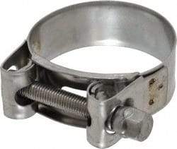 Mikalor - 2" Hose, 0.78" Wide x 0.04" Thick, T-Bolt Hose Clamp - 1.85 to 2" Diam, Stainless Steel - Exact Industrial Supply