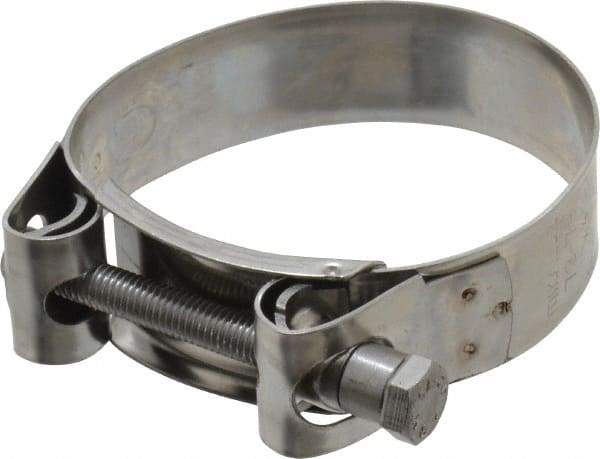 Mikalor - 3" Hose, 0.98" Wide x 0.04" Thick, T-Bolt Hose Clamp - 2.87 to 3.11" Diam, Stainless Steel - Exact Industrial Supply