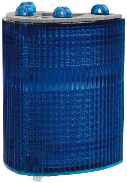 Edwards Signaling - Blue, Panel and Pipe Mount, Visible Signal Replacement Lens Housing - 3R, 4X NEMA Rated, For Use with 102 Series Stacklights - Exact Industrial Supply
