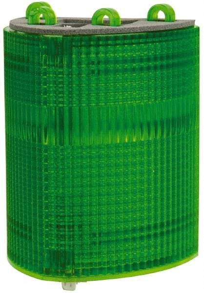Edwards Signaling - Green, Panel and Pipe Mount, Visible Signal Replacement Lens Housing - 3R, 4X NEMA Rated, For Use with 102 Series Stacklights - Exact Industrial Supply