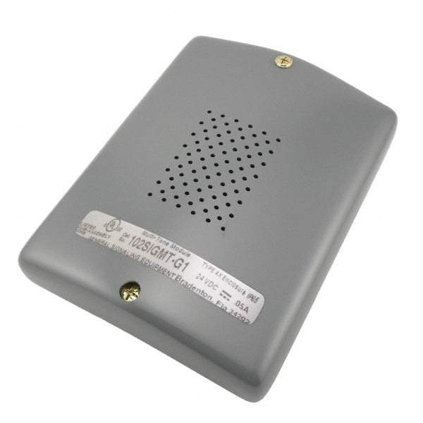 Edwards Signaling - 24 VDC, Base Mount Signal Combination Tone Card - 3R, 4X NEMA Rated, IP54 Ingress Rating, 0.05 Amp, 79 dB at 10 Ft. to 89 dB at 1m Adjustable Output, For Use with 102 Series Stacklights - Exact Industrial Supply