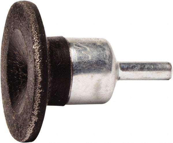 Weiler - Crimped, End Brushes - 1-3/4" .006 WIRE ENCPSLTD FALRED ENDBRUSH - Exact Industrial Supply