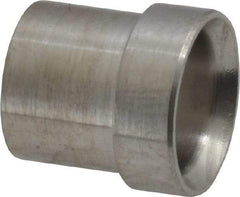 Made in USA - 3/8" Tube OD, 37° Stainless Steel Flared Tube Sleeve - Unthreaded Flare Ends - Exact Industrial Supply