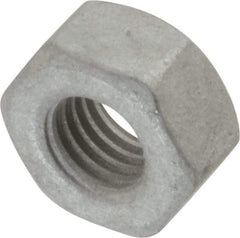 Armor Coat - 1/4-28 UNF Steel Right Hand Hex Nut - 7/16" Across Flats, 7/32" High, Armor Coat Finish - Exact Industrial Supply