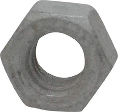 Armor Coat - 5/16-18 UNC Steel Right Hand Hex Nut - 1/2" Across Flats, 17/64" High, Armor Coat Finish - Exact Industrial Supply
