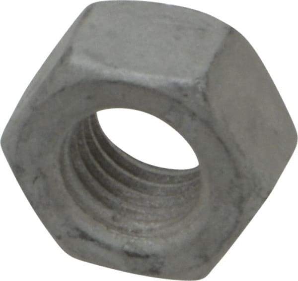 Armor Coat - 5/16-24 UNF Steel Right Hand Hex Nut - 1/2" Across Flats, 17/64" High, Armor Coat Finish - Exact Industrial Supply