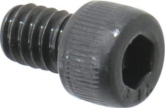 Value Collection - #5-40 UNC Hex Socket Drive, Socket Cap Screw - Alloy Steel, Black Oxide Finish, Fully Threaded, 3/16" Length Under Head - Exact Industrial Supply