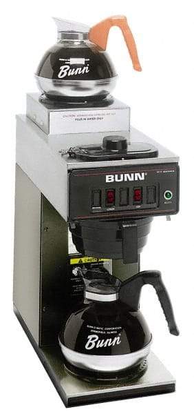 Bunn - Coffee Makers Coffee Maker Type: Two Station Commercial Pour-Omatic Color: Black - Exact Industrial Supply