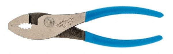Channellock - 6" OAL, 31/32" Jaw Length, 1-9/32" Jaw Width, Slip Joint Pliers - Regular Nose Head, Standard Tool, Wire Cutting Shear - Exact Industrial Supply