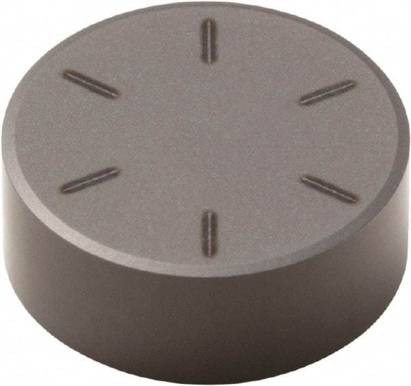 Seco - RNMN43 Grade CBN300 PCBN Turning Insert - Uncoated, Round, 1/2" Inscr Circle, 3/16" Thick - Exact Industrial Supply
