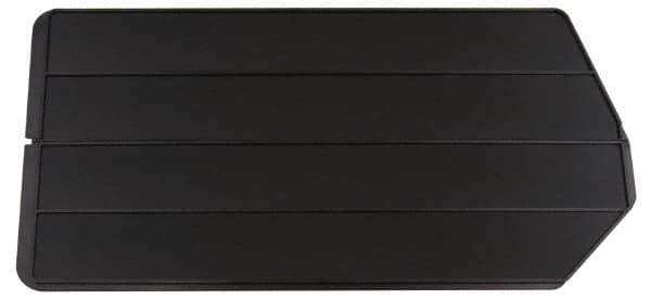 Akro-Mils - 8.4" High, Black Bin Divider - Use with 30265 - Exact Industrial Supply