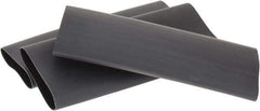 3M - 6" Long, 3:1, Polyolefin Heat Shrink Electrical Tubing - Black - Exact Industrial Supply
