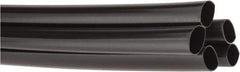 3M - 48" Long, 2.5:1, Polyolefin Heat Shrink Electrical Tubing - Black - Exact Industrial Supply