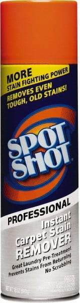 Spot Shot - 18 oz Aerosol Spot/Stain Cleaner - Use on All Types of Carpeting - Exact Industrial Supply