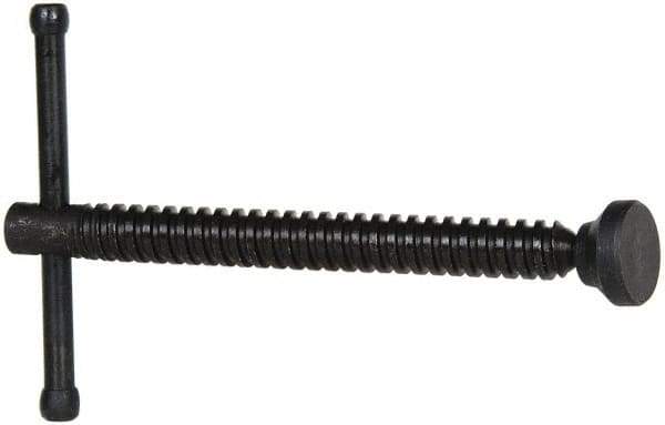 Wilton - Clamp Spindle Assembly - 4-1/4" Thread Length, 3/4" Tip Surface Diam, Use with C-Clamps - Exact Industrial Supply