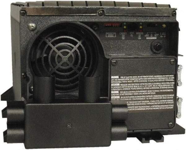 Tripp-Lite - 2 Connection, 12 VDC Input, 120 VAC Output, 4,000 Peak Wattage, Surface Mount Power Inverter - 10-1/2" Wide x 8" Deep x 8" High, 2,000 Watt Continuous Output Power, Fan Cooled - Exact Industrial Supply