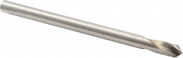 Precision Twist Drill - 1/4" Body Diam, 90°, 4" OAL, High Speed Steel Spotting Drill - Exact Industrial Supply