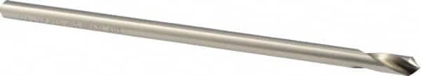 Precision Twist Drill - 1/4" Body Diam, 90°, 6" OAL, High Speed Steel Spotting Drill - Exact Industrial Supply