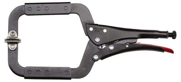 Proto - 14-3/8" OAL C-Clamp Locking Pliers - 1-11/64" Jaw Width, 5-1/2" Jaw Depth, 4-59/64" Jaw Opening, Standard Handle - Exact Industrial Supply