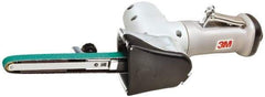 3M - 1/2 x 18 Inch, 22,000 RPM Air Belt Sander - 0.6 Hp, 27 CFM Air Consumption, 4,990 FPM Speed - Exact Industrial Supply