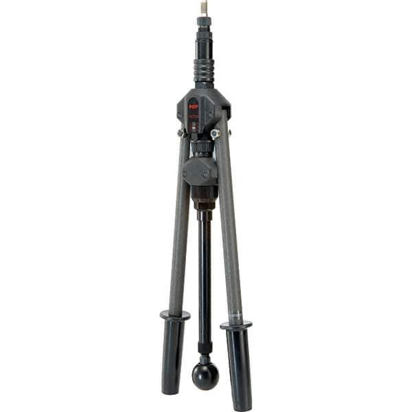 POP Fasteners - Hand Riveters Type: Hand Riveter Rivet Capacity Range (Inch): 3/32 - 1/4 - Exact Industrial Supply